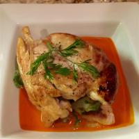 Chicken with Red Pepper Cream Sauce_image
