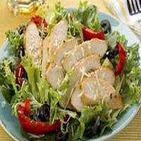 Grilled Balsamic Chicken over Greens_image