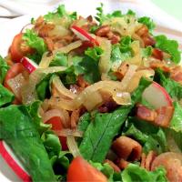 Lettuce with Hot Bacon Dressing image