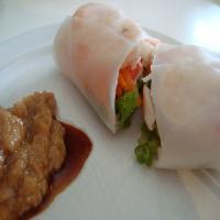 Fresh Spring Rolls With Dipping Sauce image