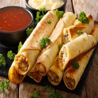 Oven-Baked Chicken Taquitos_image