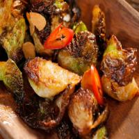 Fried Brussels Sprouts with Fish Sauce Caramel image