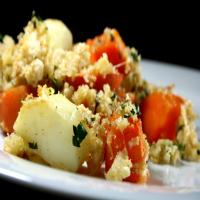 Roast Vegetables With Pine Nut Crumble_image