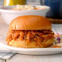 Oven Barbecued Pork Sandwiches image