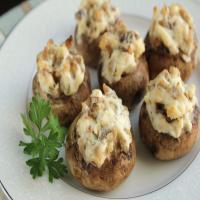 Stuffed Mushrooms With Cream Cheese & Sausage_image