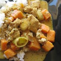Yellow Curry Chicken and Sweet Potatoes_image