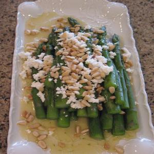 Honey-Lime Asparagus with Goat Cheese_image