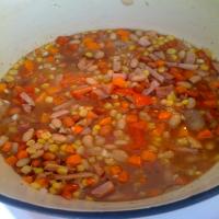 Zesty Ham and Bean Soup image
