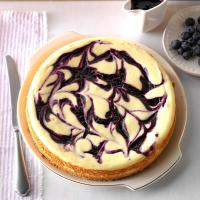 Contest-Winning Blueberry Swirl Cheesecake_image