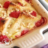 Raspberry Bread and Butter Pudding_image