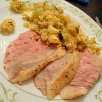 Roast Duck with Apple Dressing_image