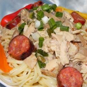 Andouille and Chicken Creole Pasta_image