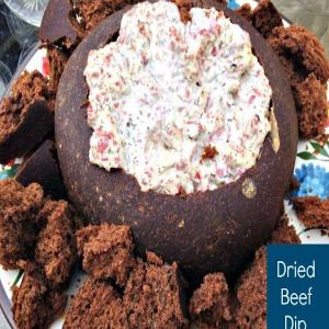 Hot Dried Beef Dip Recipe (Bread Bowl Optional)_image