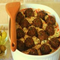 Cobblestone Pan Pizza with Sausage Meatballs_image