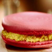 Macaron Sandwiches with Coconut Lime Cheesecake Filling_image