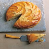 Peach and Cornmeal Upside-Down Cake_image