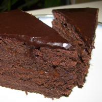 Dark Chocolate Fudge Cake image