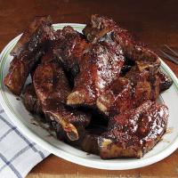Braised Country-Style Pork Ribs with Mustard-Beer Sauce Recipe - (4.4/5) image