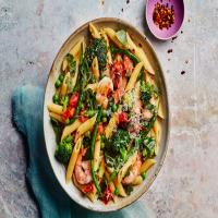 One-Pot Pasta Primavera with Shrimp_image
