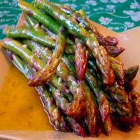 Cold Asparagus With Mustard Dressing image