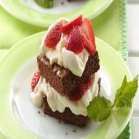 Brownie and Strawberry Shortcakes image