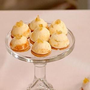 Bite-Size Cheesecakes on Lemon-Pepper-Cornmeal Crusts image