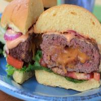 Inside-Out Bacon Cheddar Burger image