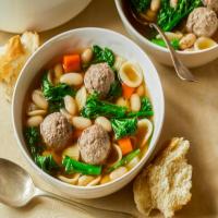 Veal Meatball and Broccoli Rabe Stoup_image