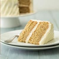 Banana Cake with Fluffy Cream Cheese Frosting Recipe - (4.5/5) image