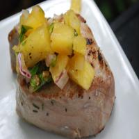 Yellowfin Tuna With Fresh Pineapple Salsa_image