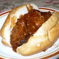 Tangy Sliced Pork Sandwiches_image