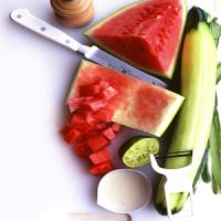 Cucumber and Watermelon Salad image