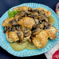 Baked Chicken Thighs with Mushrooms and Onions image