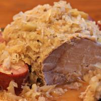 Pork Roast and Sauerkraut image