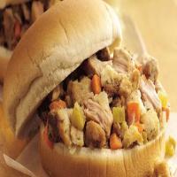 Slow-Cooker Turkey and Dressing Sandwiches image