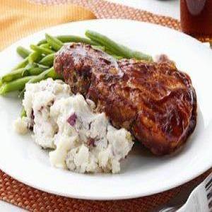 Soda Pop Chops with Smashed Potatoes Recipe_image