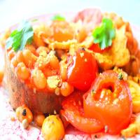 Sweet Potato Toast With 'Cheesy' Beans image