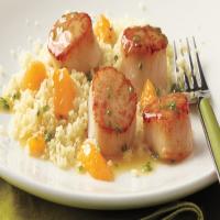 Scallops with Orange-Butter Sauce image