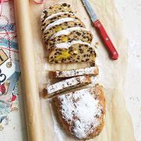 Christmas stollen with almonds & marzipan image