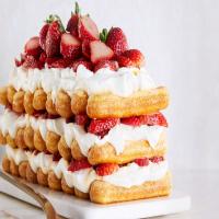 Strawberries-and-Cream Stack Cake image