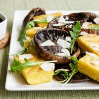 Grilled Balsamic Mushrooms and Polenta_image