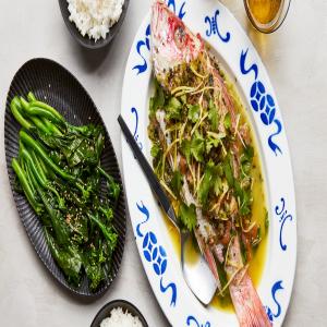 Salted Plum Steamed Fish_image