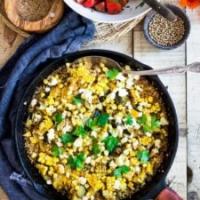 Baked Quinoa with Charred Corn and Zucchini_image