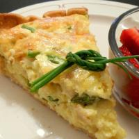 Asparagus and Swiss Cheese Quiche image
