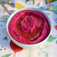 Beet Ricotta Dip with Vegetables image