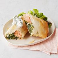 Phyllo-Wrapped Salmon with Spinach & Feta_image