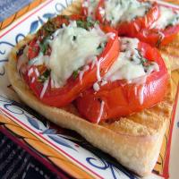 Italian Bruschetta With Herbed Mozzarella & Garlic Tomatoes_image