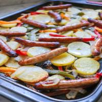 Roasted Sausage and Vegetables Sheet Pan Dinner image