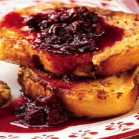 Vanilla-Maple French Toast with Warm Berry Preserves_image