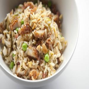 Fried-Chicken Fried Rice With Pickled Scallions & Ham Recipe - (4.3/5) image
